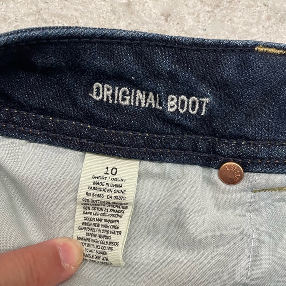 American Eagle Outfitters Women's Boot Cut Jeans - Dark Blue - Picture 3 of 3